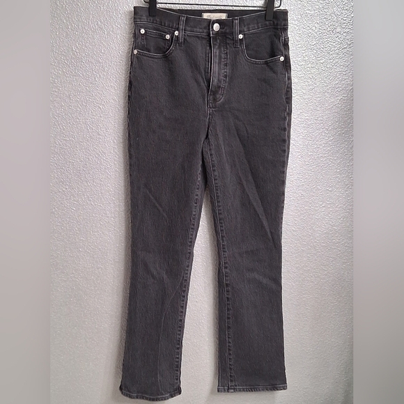 Madewell Tall Slim Demi-Boot Jeans in Lunar Wash Size 26T - Picture 4 of 12
